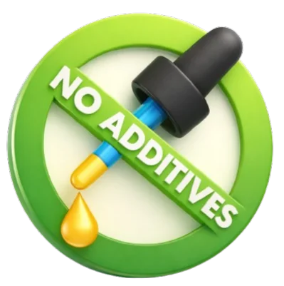 No artificial preservatives, chemicals & colours